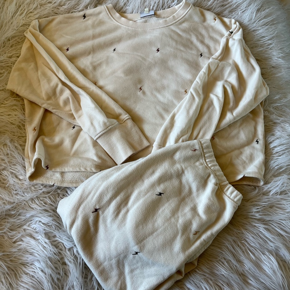 Lightning bolt Sweat Set